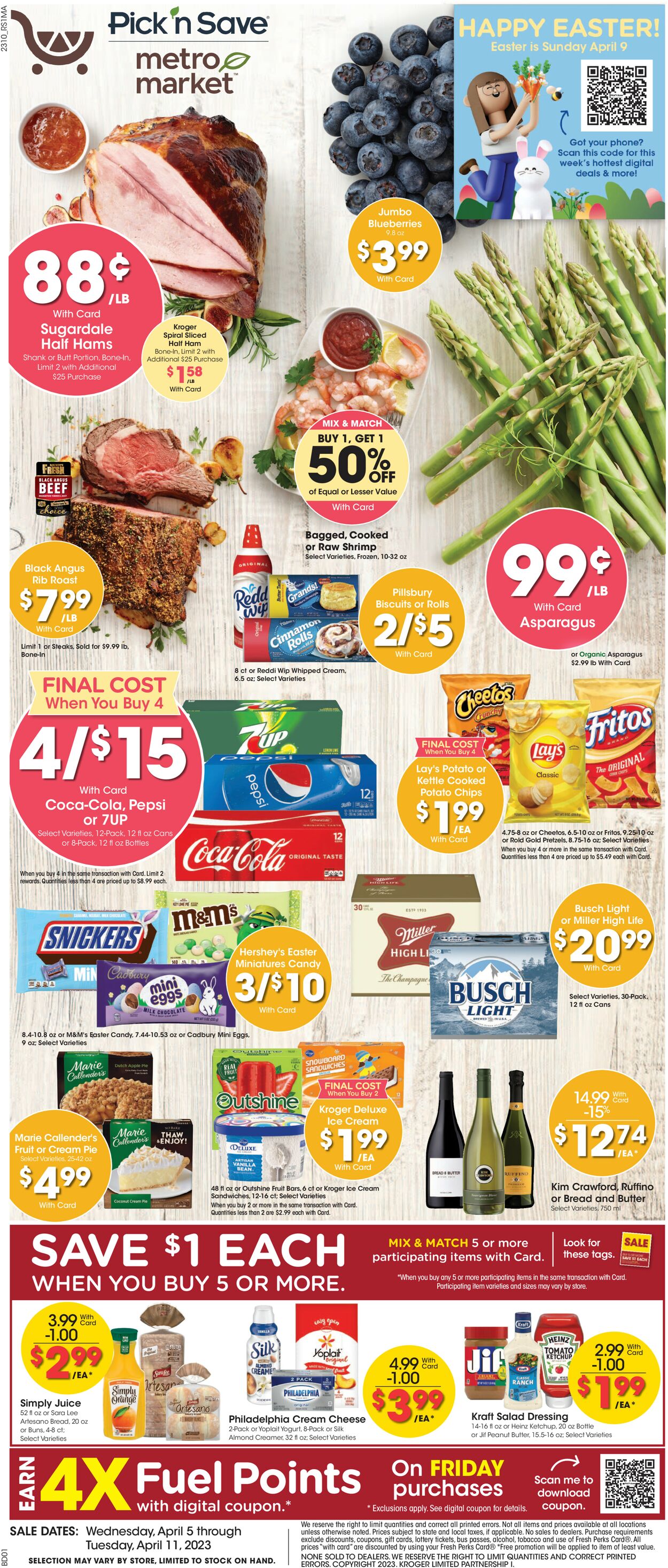 Metro Market Weekly Ad Circular - valid 04/05-04/11/2023
