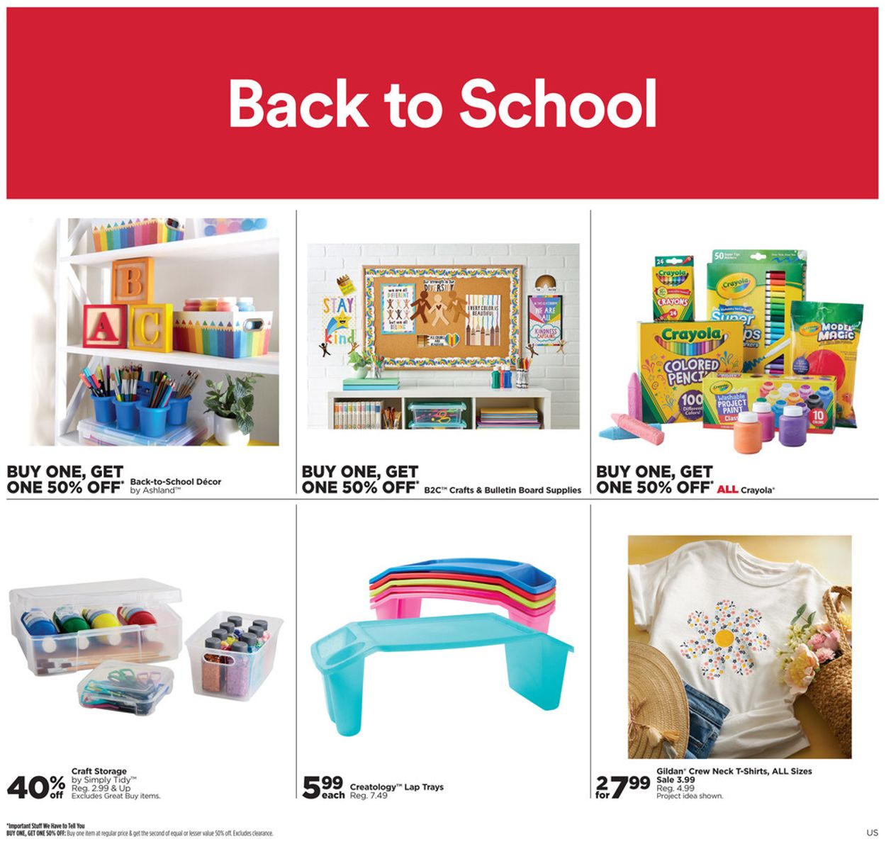 Michaels - Back to School Sale Weekly Ad Circular - valid 07/17-07/23/2022