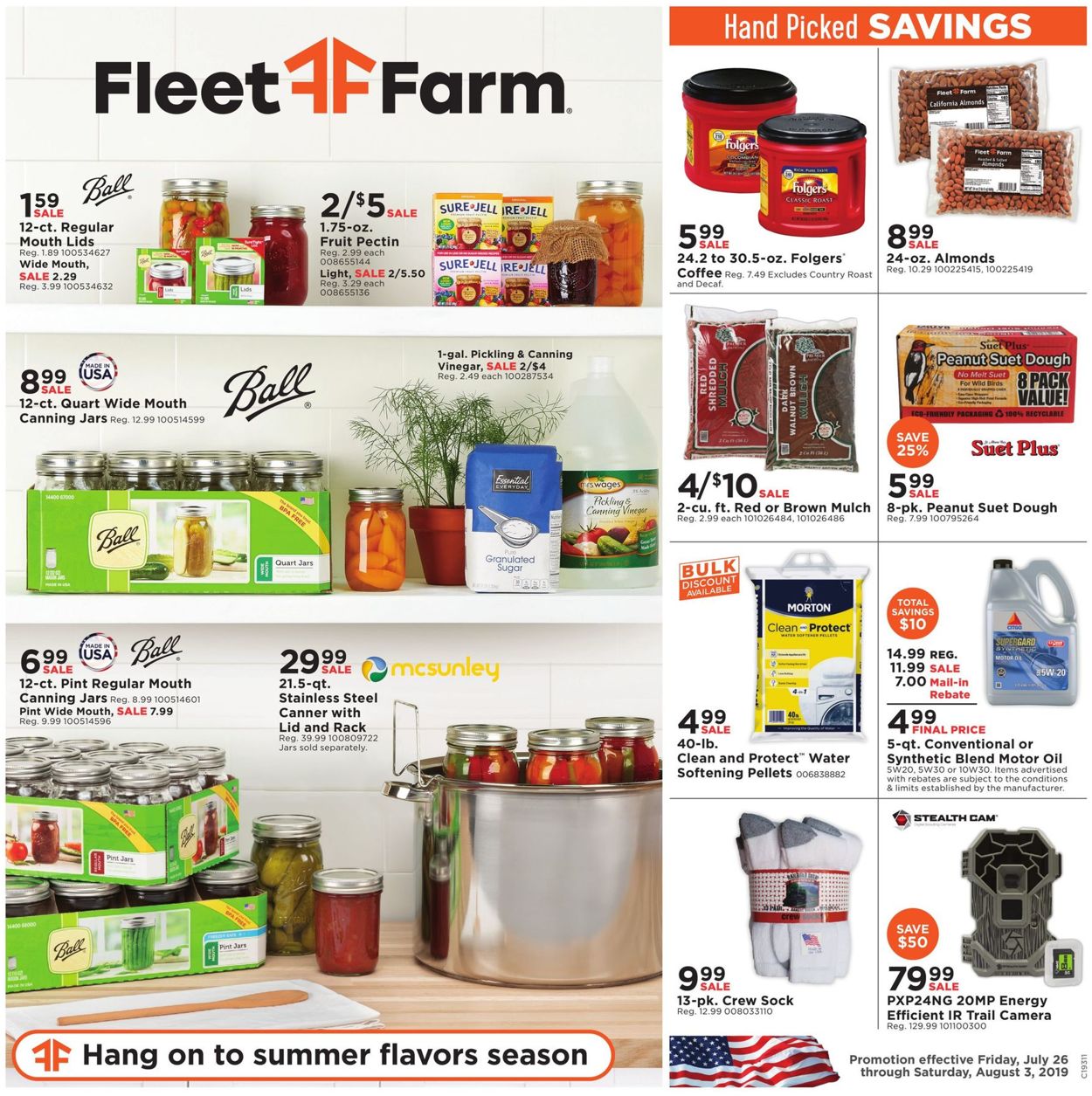Mills Fleet Farm Weekly Ad Circular - valid 07/26-08/03/2019