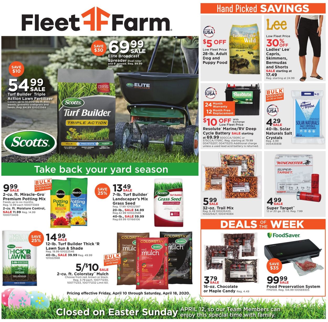 Mills Fleet Farm Weekly Ad Circular - valid 04/10-04/18/2020
