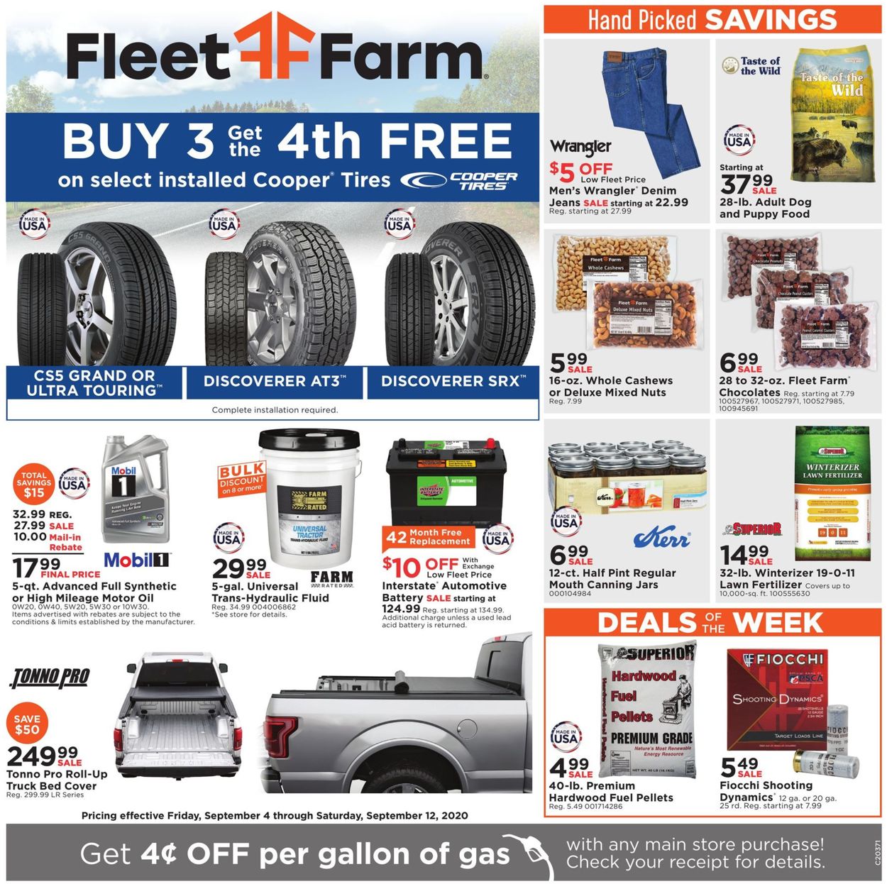 Mills Fleet Farm Weekly Ad Circular - valid 09/04-09/12/2020