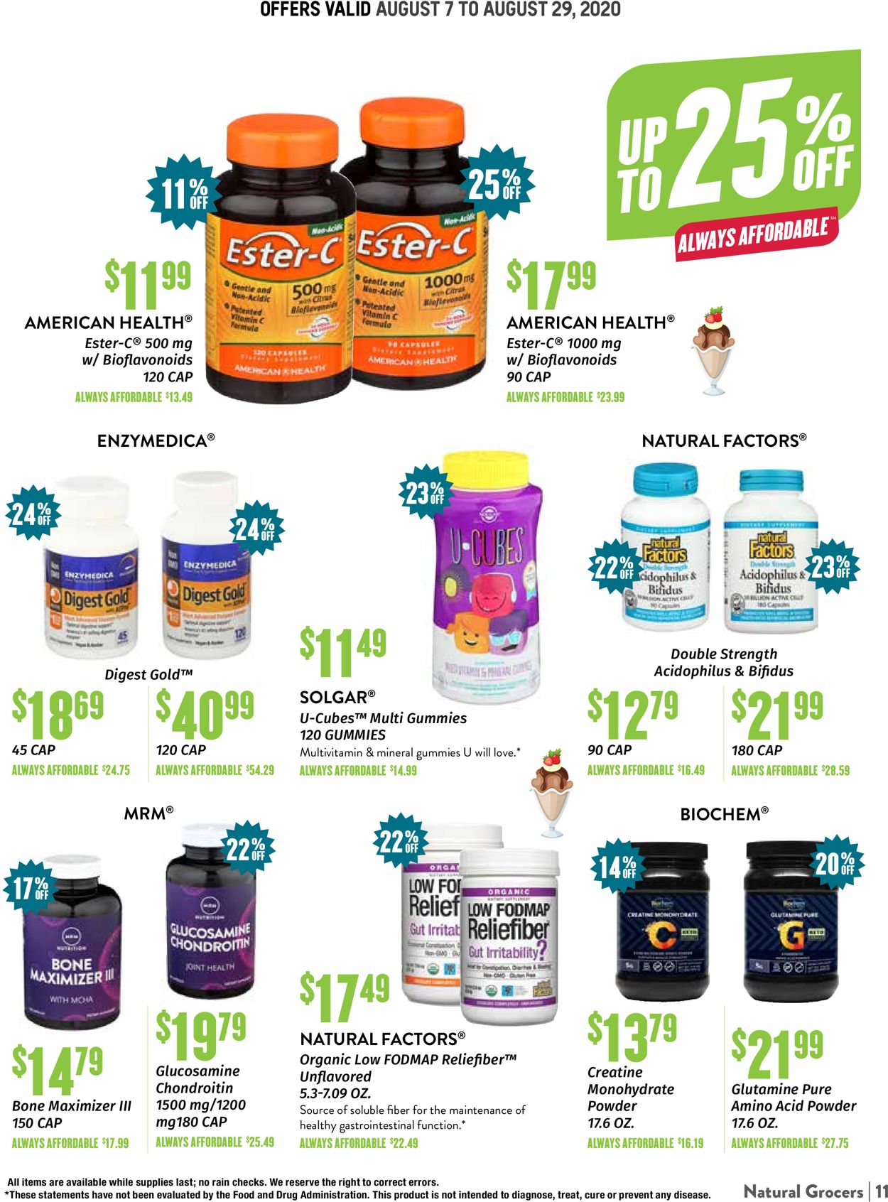 Natural Grocers Weekly Ad Circular - valid 08/01-08/31/2020 (Page 11)
