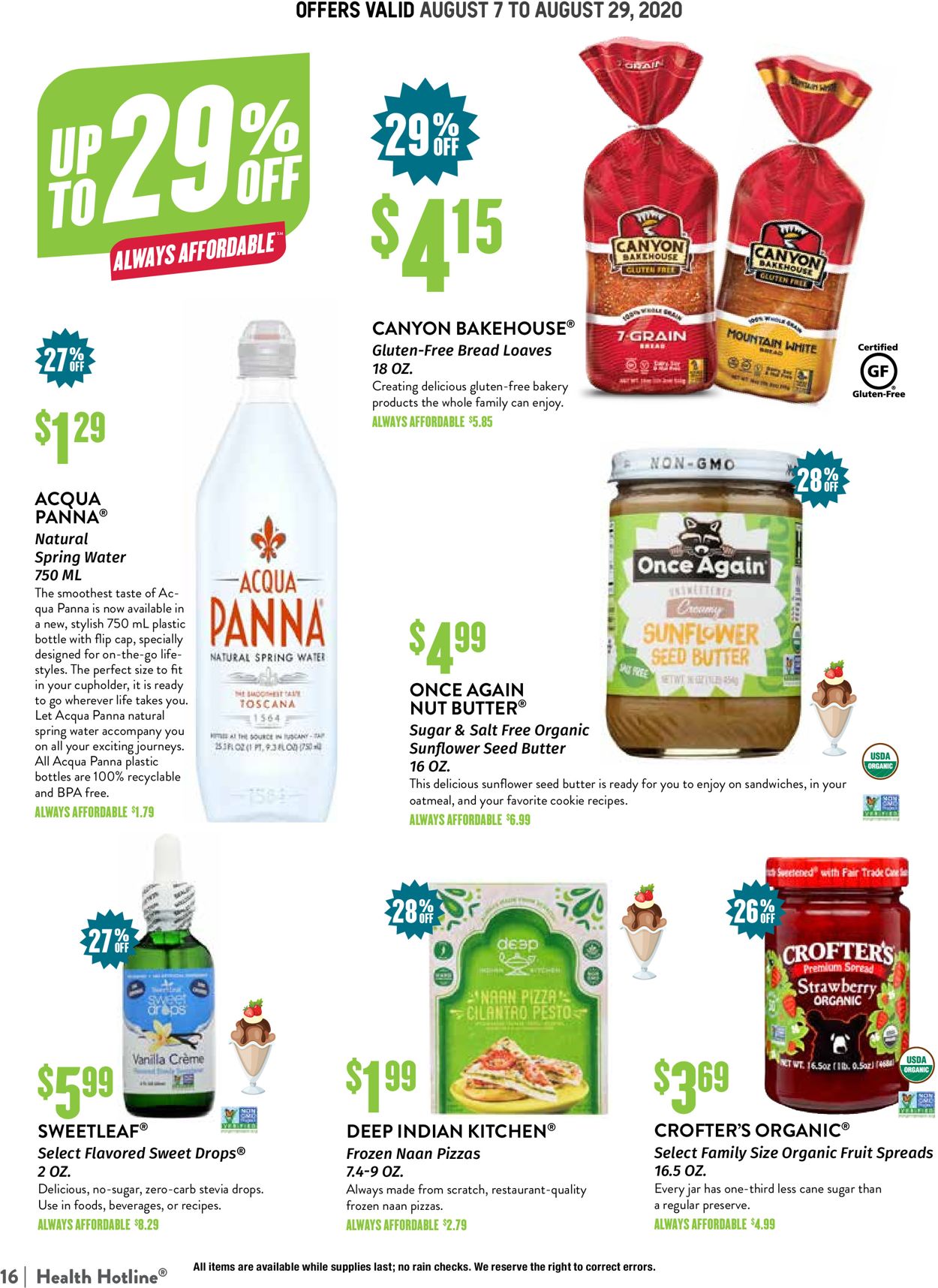 Natural Grocers Weekly Ad Circular - valid 08/01-08/31/2020 (Page 16)