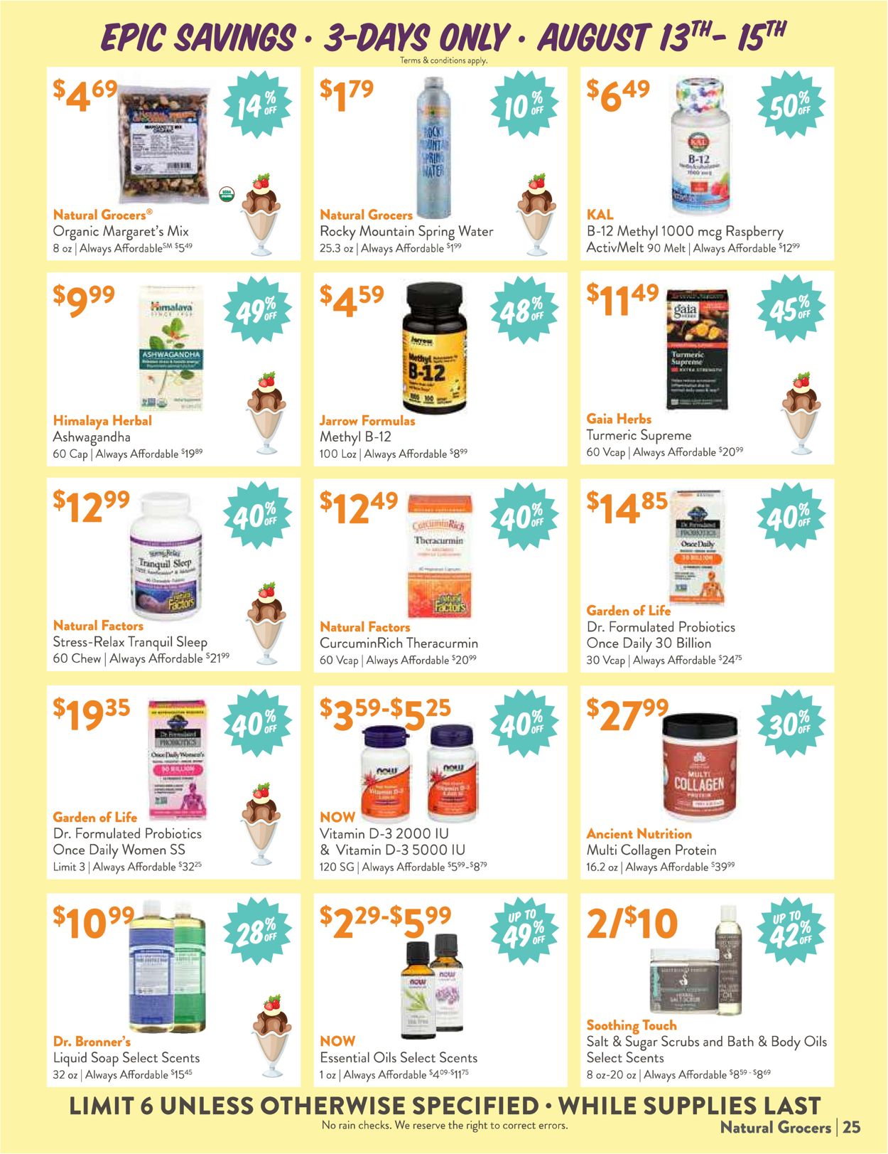 Natural Grocers Weekly Ad Circular - valid 08/01-08/31/2020 (Page 25)
