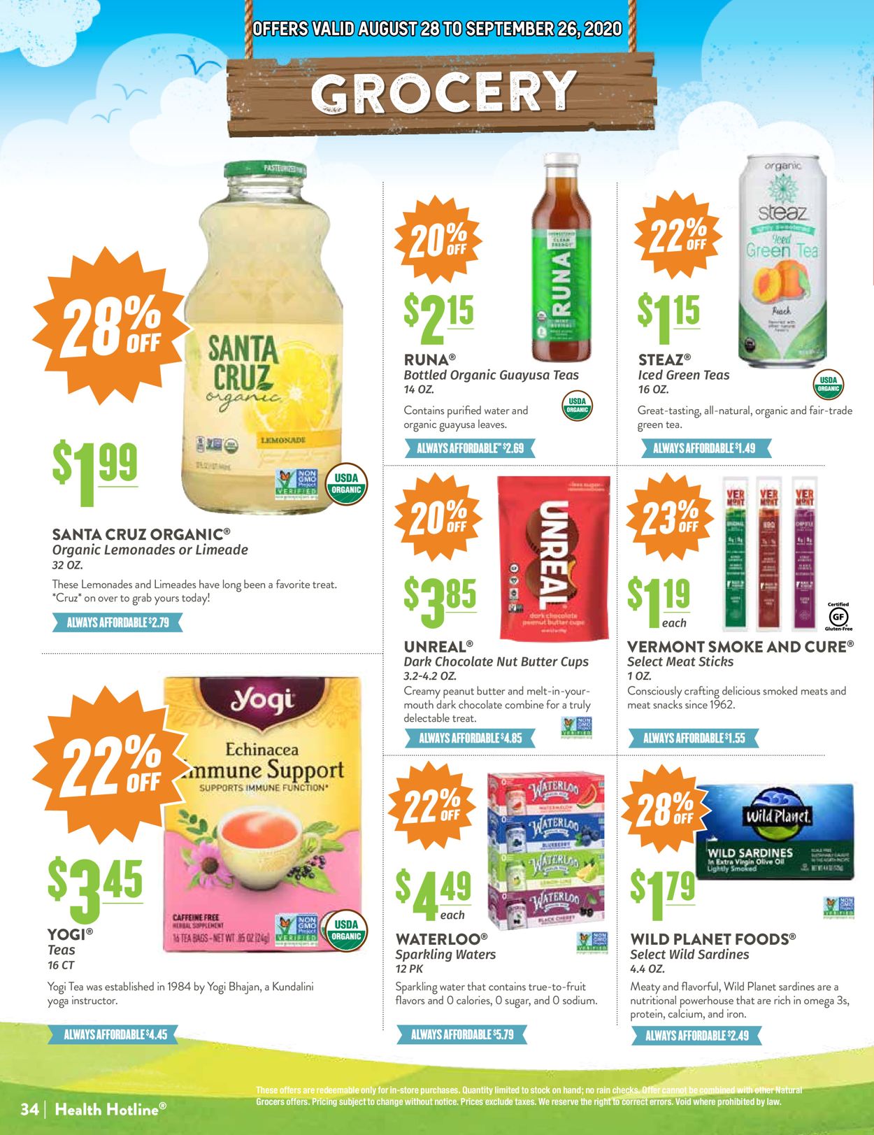 Natural Grocers Weekly Ad Circular - valid 08/28-09/26/2020 (Page 34)
