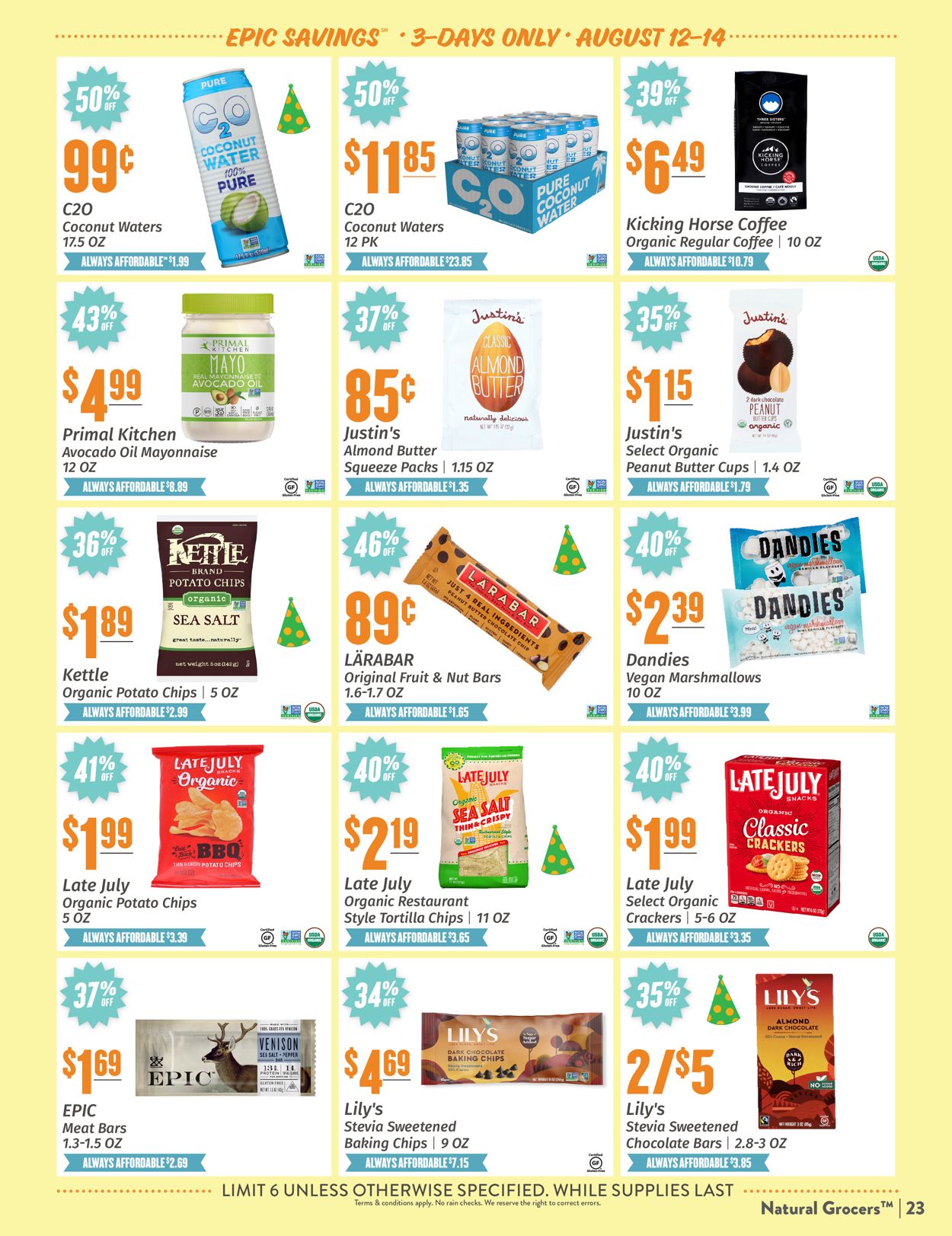 Natural Grocers Weekly Ad Circular - valid 08/06-08/28/2021 (Page 23)