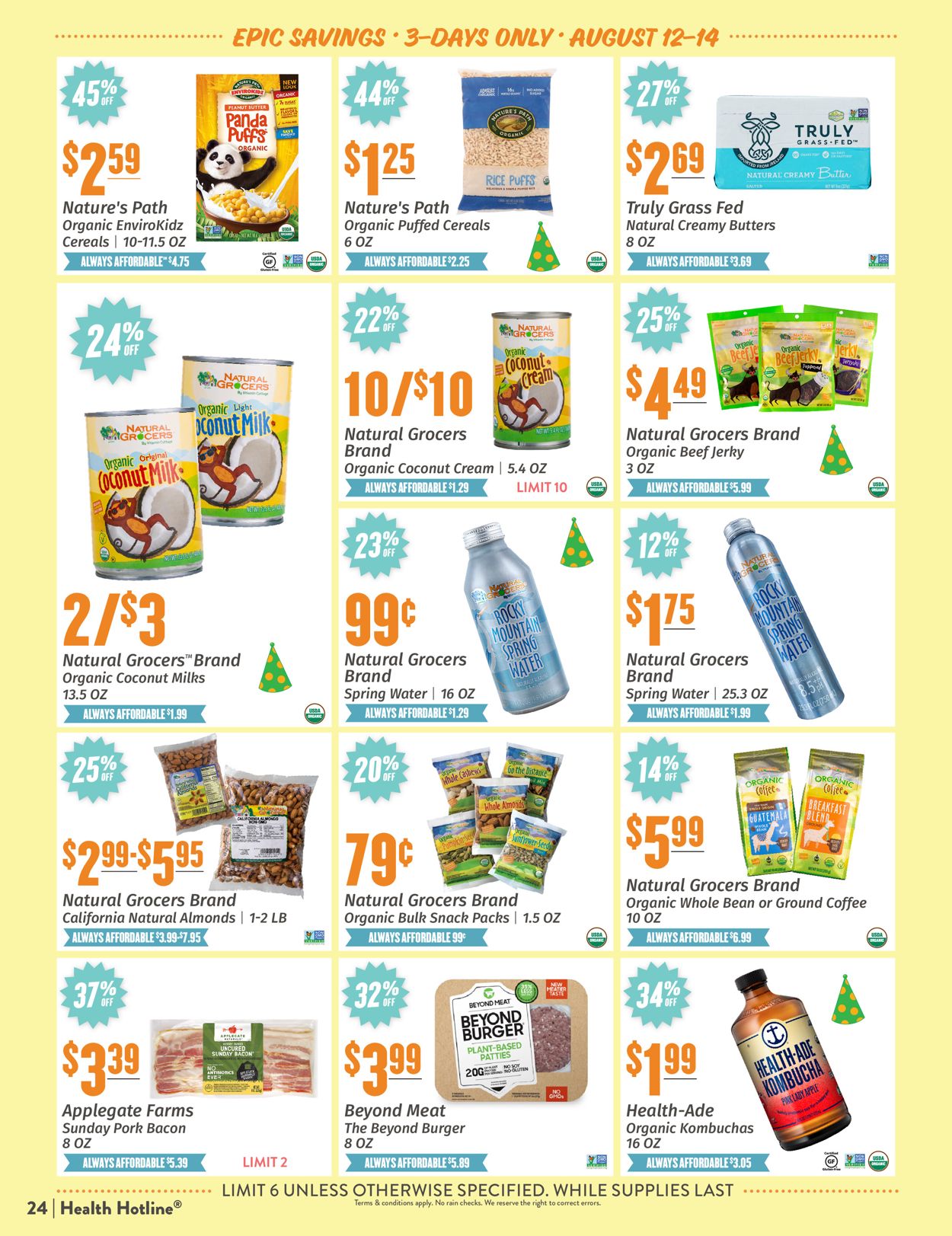 Natural Grocers Weekly Ad Circular - valid 08/06-08/28/2021 (Page 24)
