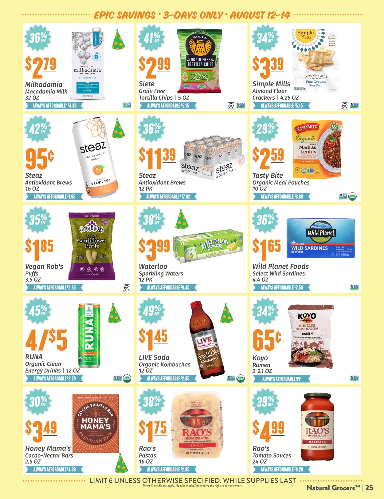 Natural Grocers Weekly Ad Circular - valid 08/06-08/28/2021 (Page 25)
