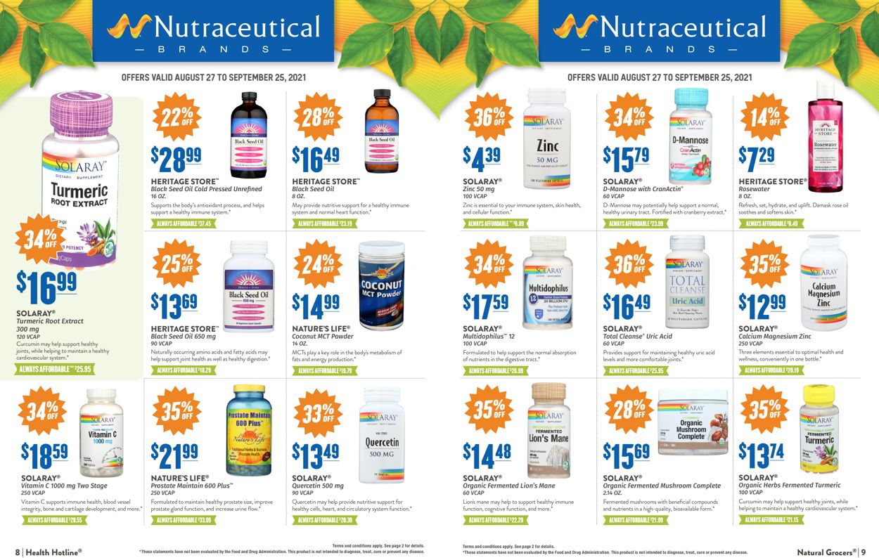 Natural Grocers Weekly Ad Circular - valid 08/27-09/25/2021 (Page 5)