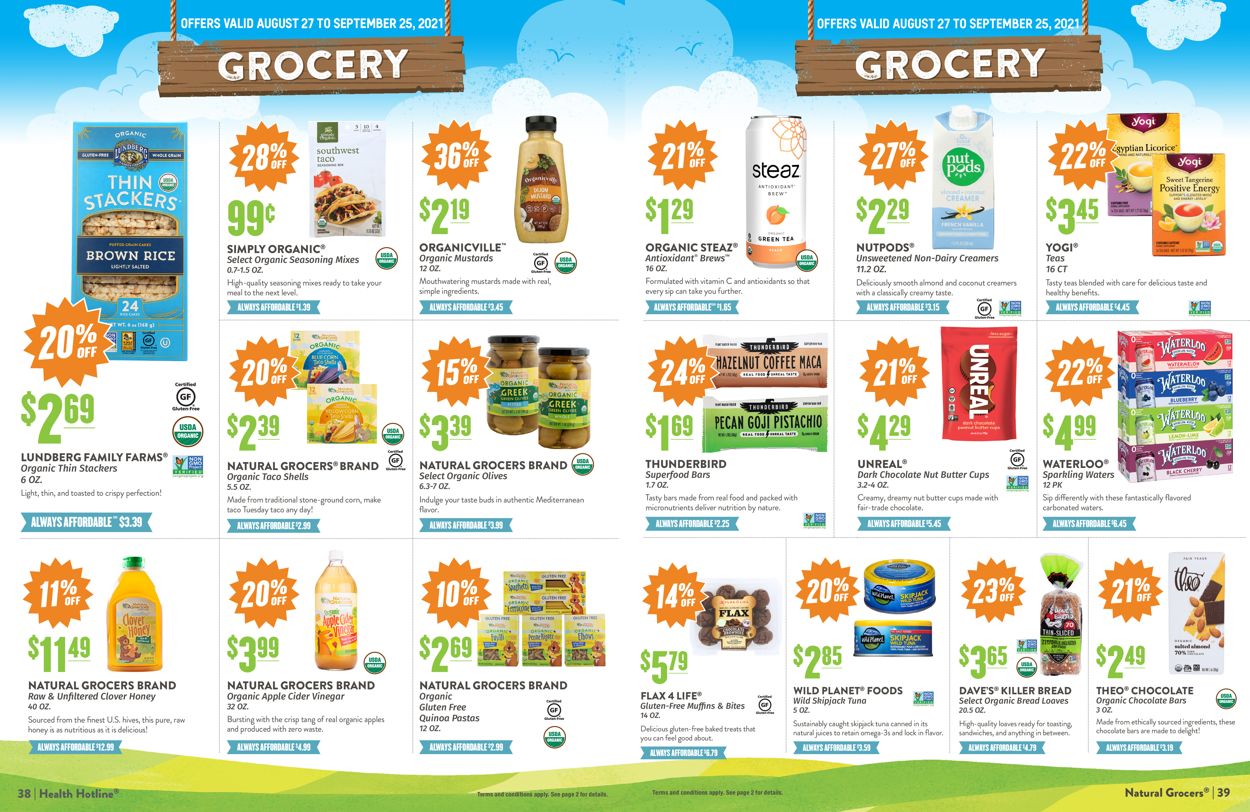 Natural Grocers Weekly Ad Circular - valid 08/27-09/25/2021 (Page 20)