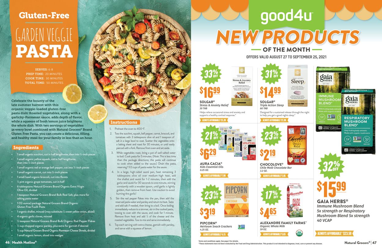 Natural Grocers Weekly Ad Circular - valid 08/27-09/25/2021 (Page 24)