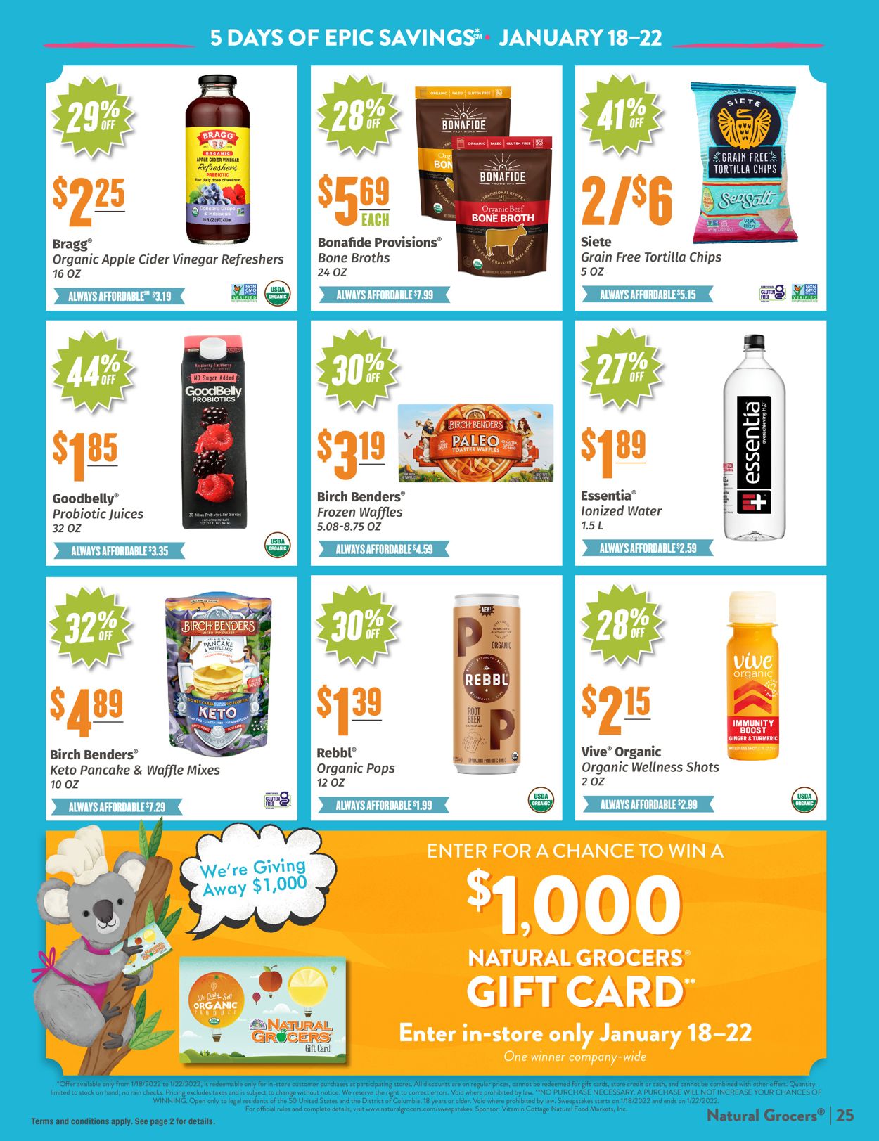 Natural Grocers Weekly Ad Circular - valid 01/10-01/29/2022 (Page 25)