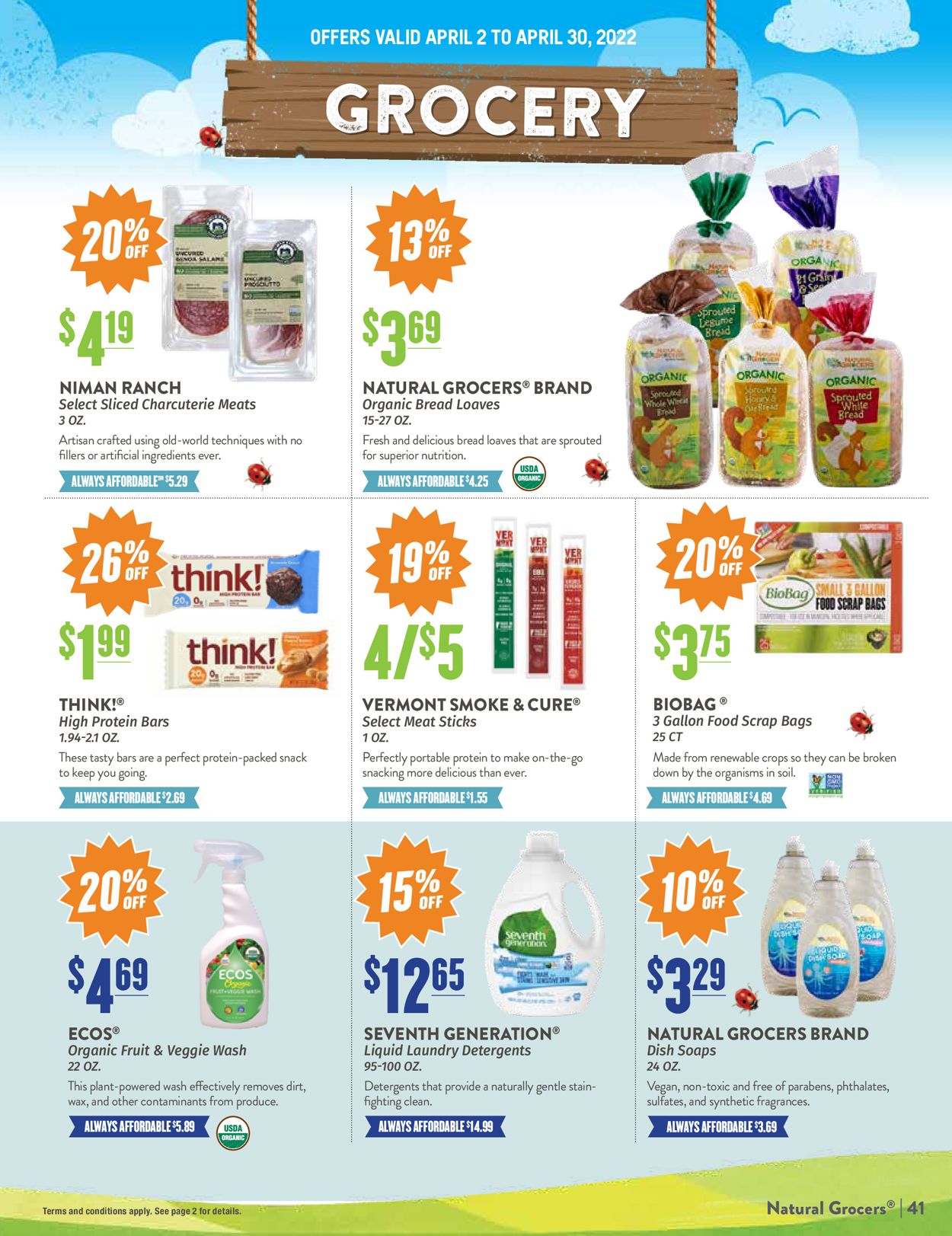 Natural Grocers Weekly Ad Circular - valid 04/02-04/30/2022 (Page 41)