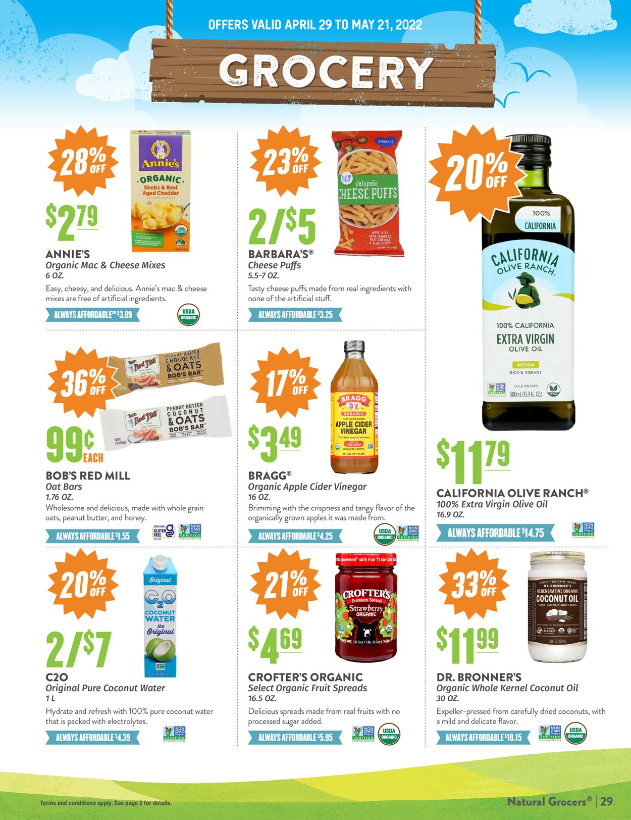 Natural Grocers Weekly Ad Circular - valid 04/29-05/21/2022 (Page 29)