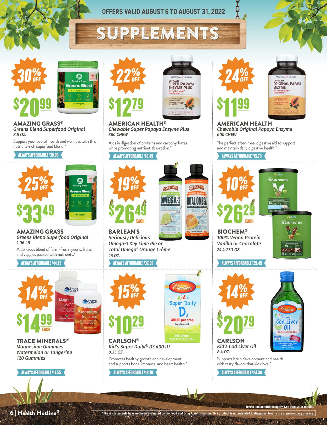 Natural Grocers Weekly Ad Circular - valid 08/05-08/31/2022 (Page 6)