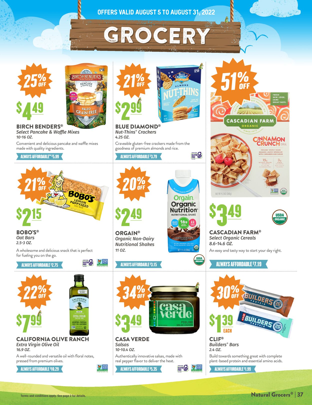 Natural Grocers Weekly Ad Circular - valid 08/05-08/31/2022 (Page 37)