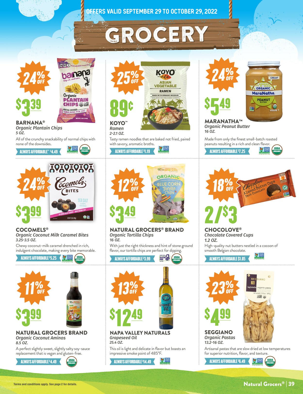 Natural Grocers Weekly Ad Circular - valid 09/29-10/29/2022 (Page 39)