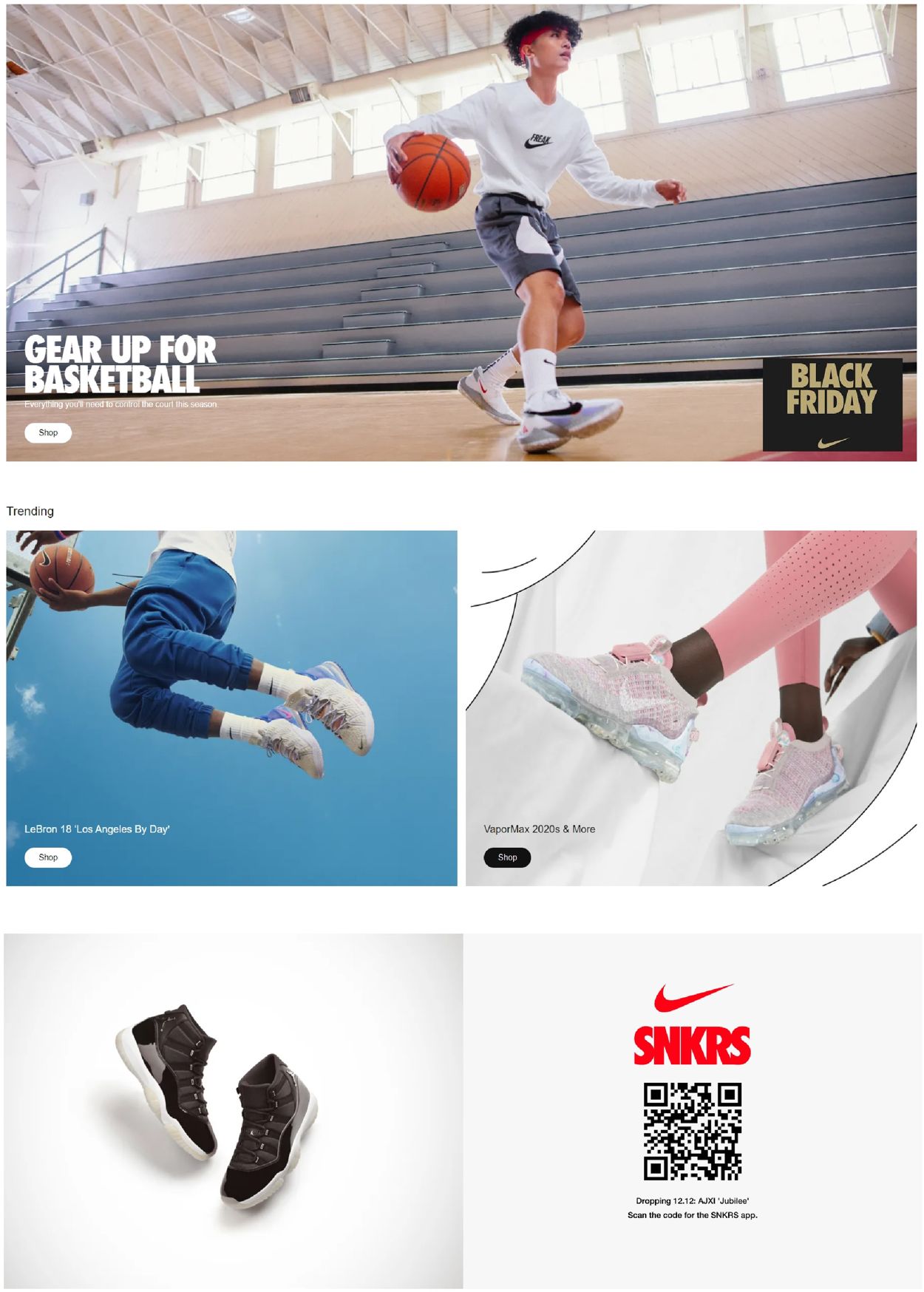 Nike Black Friday 2020 Weekly Ad Circular - valid 11/12-11/26/2020