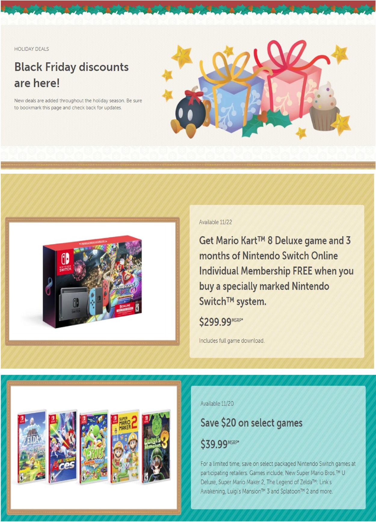Nintendo Christmas 2020 Weekly Ad Circular - valid 11/24-12/07/2020 (Page 10)