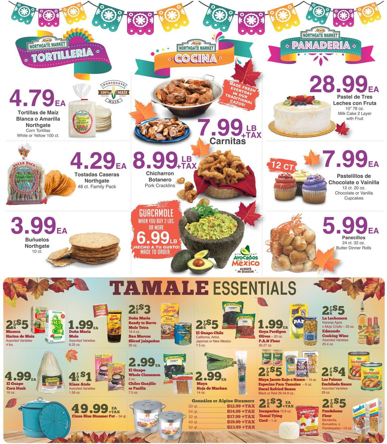 Northgate Market - Thanksgiving Ad 2019 Weekly Ad Circular - valid 11/20-11/28/2019 (Page 3)