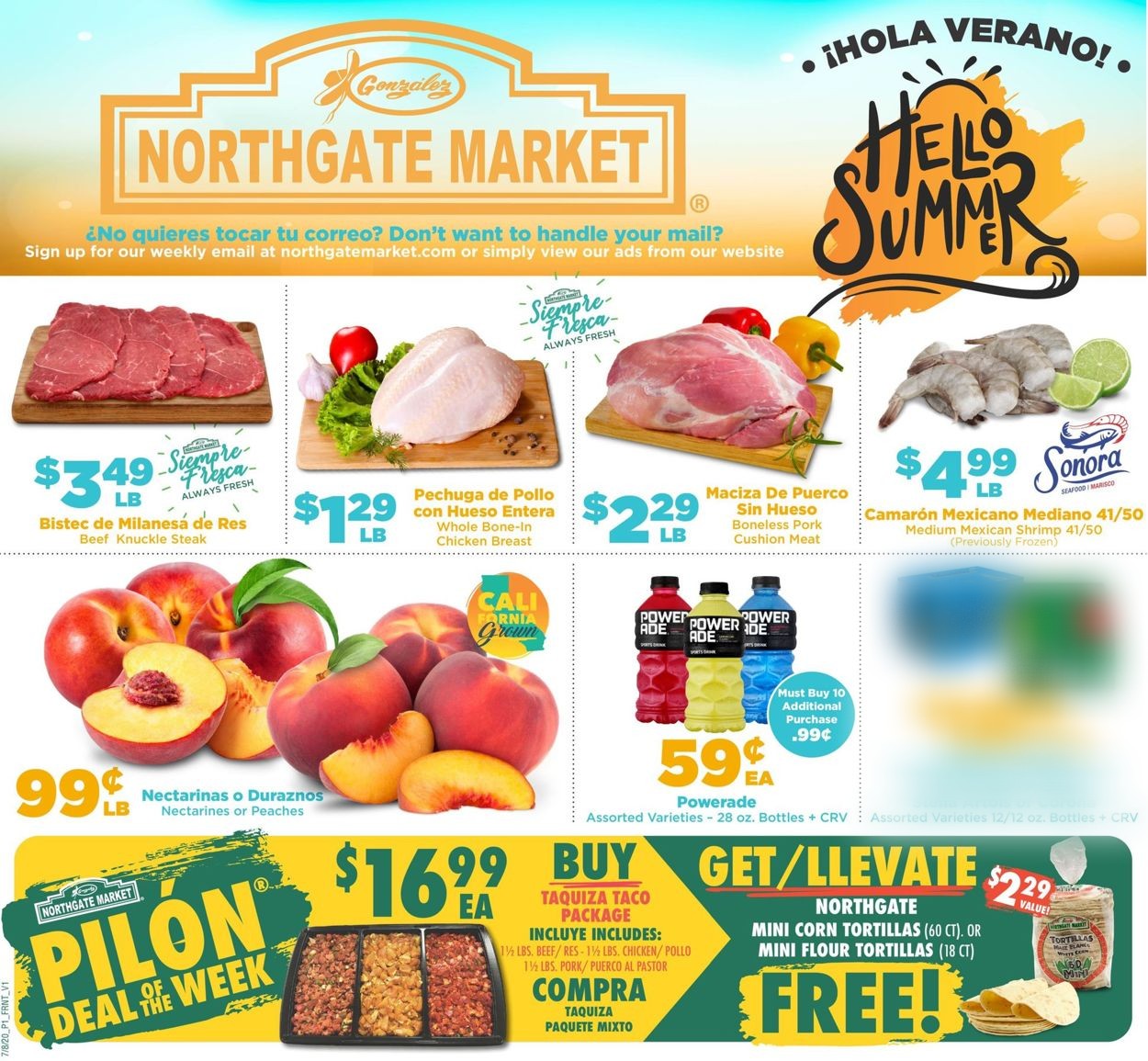 Northgate Market Weekly Ad Circular - valid 07/08-07/14/2020