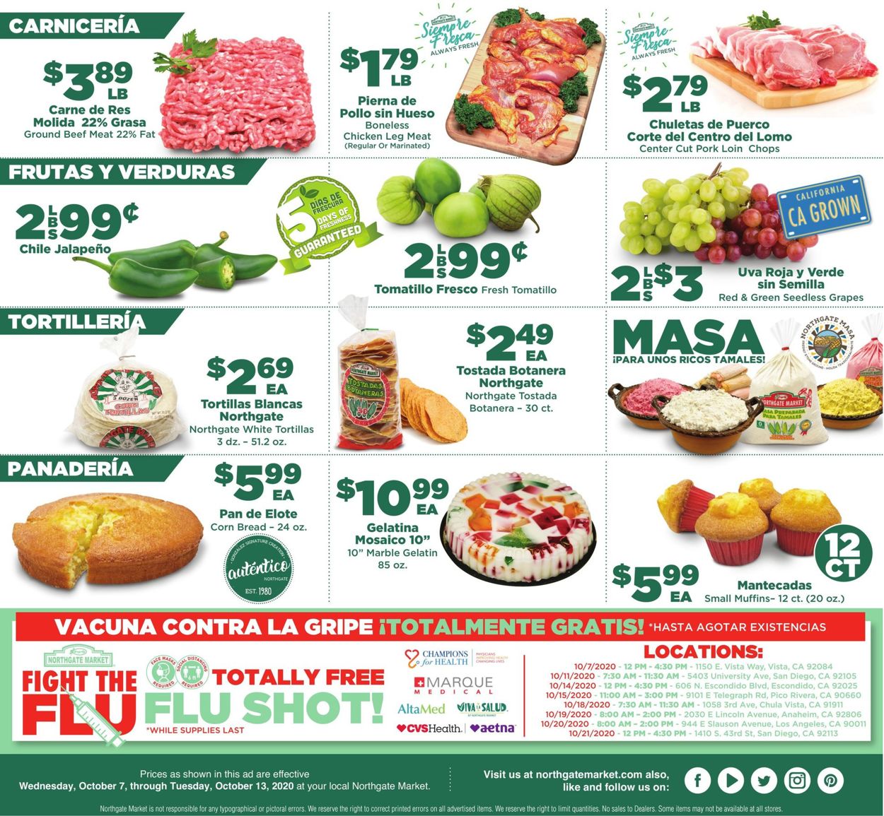 Northgate Market Weekly Ad Circular - valid 10/07-10/13/2020 (Page 4)