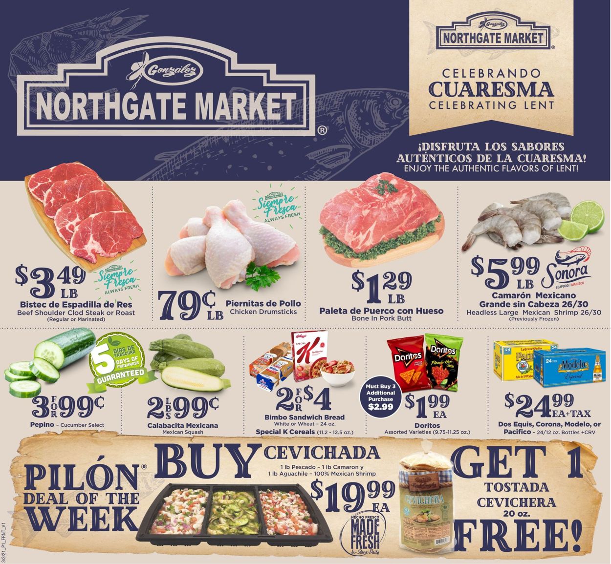 Northgate Market Weekly Ad Circular - valid 03/03-03/09/2021