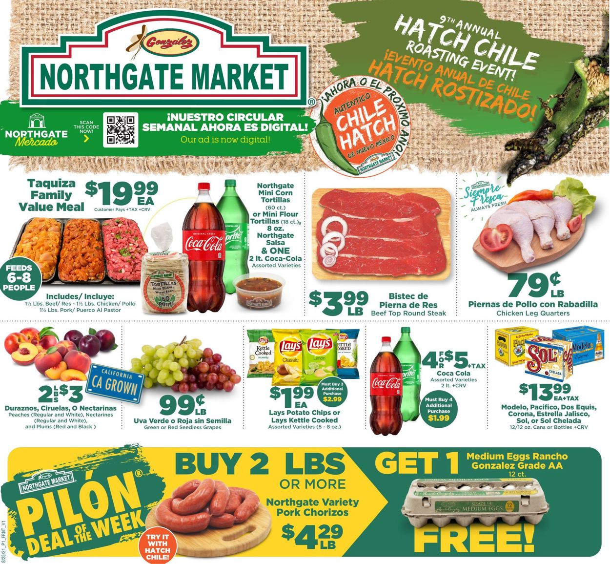 Northgate Market Weekly Ad Circular - valid 08/25-08/31/2021