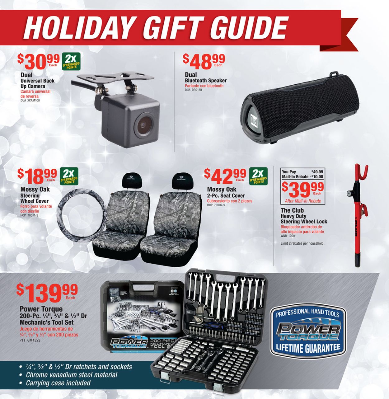 O'Reilly Auto Parts HOLIDAY 2021 Weekly Ad Circular - valid 11/24-12/28/2021 (Page 2)