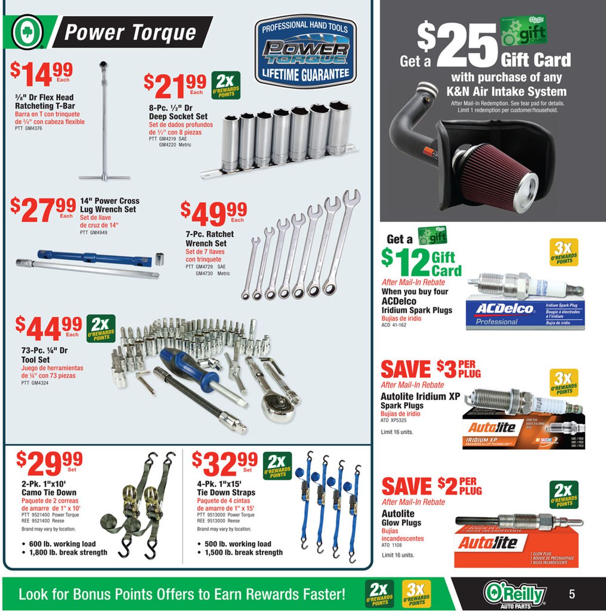 O'Reilly Auto Parts HOLIDAY 2021 Weekly Ad Circular - valid 11/24-12/28/2021 (Page 5)