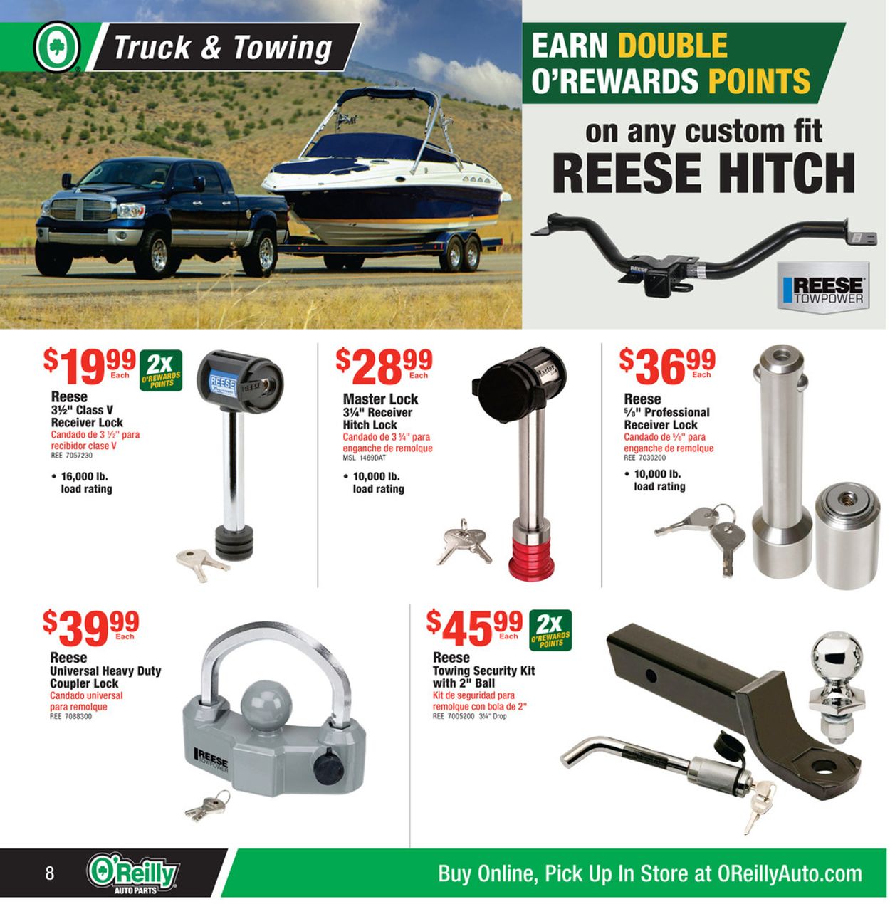 O'Reilly Auto Parts Weekly Ad Circular - valid 04/27-05/24/2022 (Page 8)