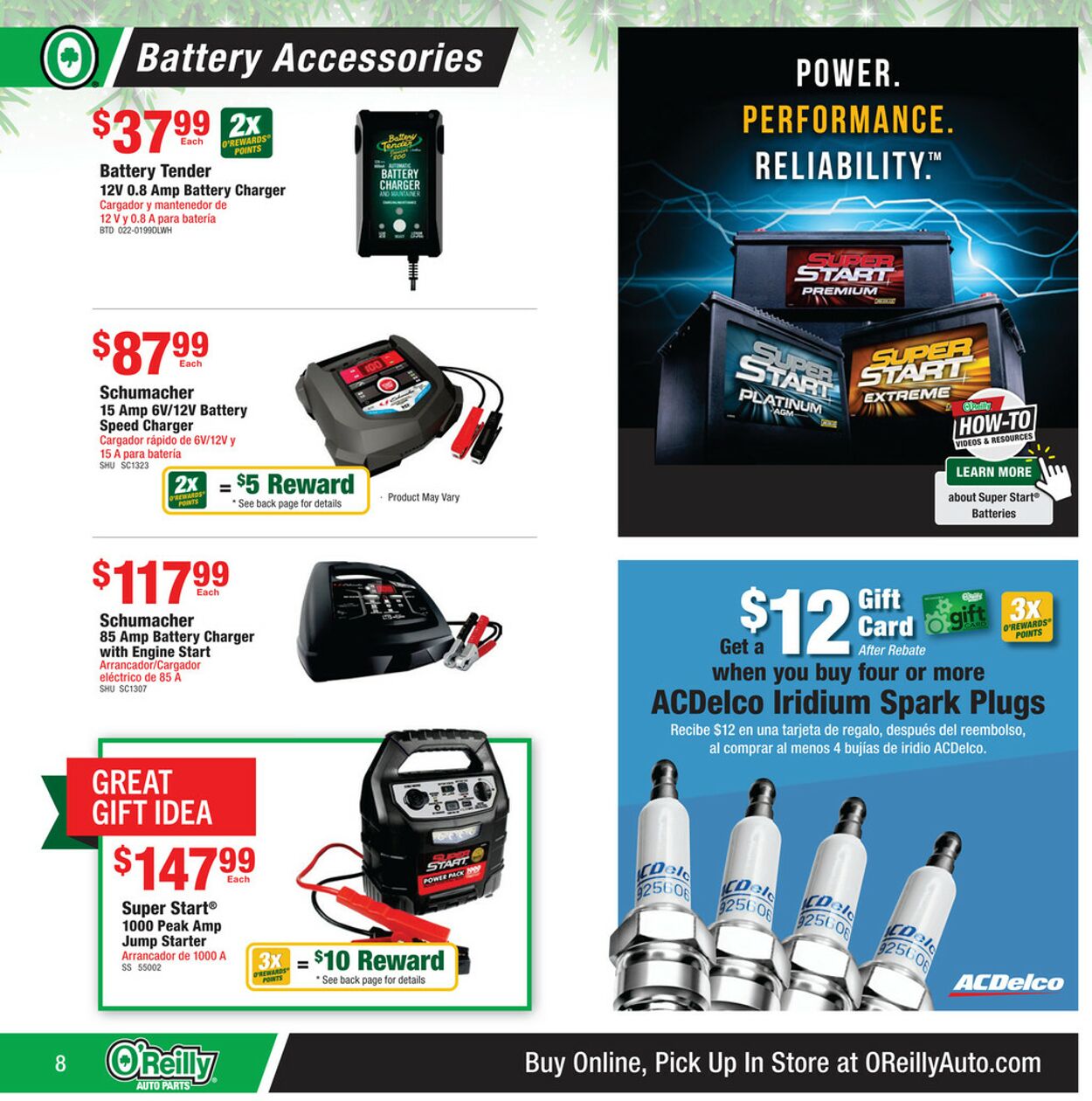 O'Reilly Auto Parts Weekly Ad Circular - valid 11/29-12/26/2023 (Page 8)