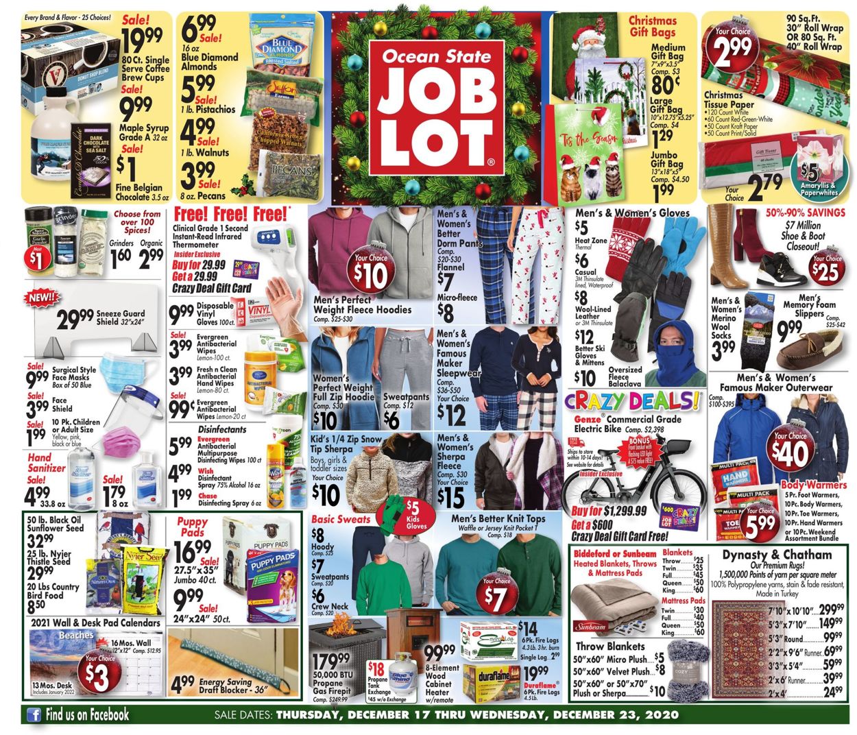 Ocean State Job Lot Weekly Ad Circular - valid 12/17-12/23/2020