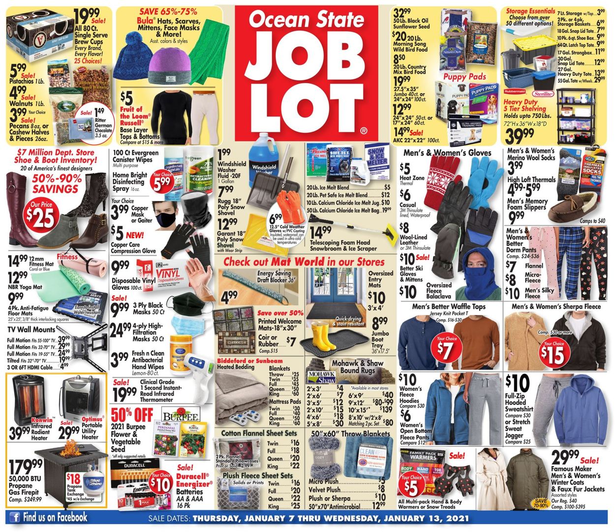 Ocean State Job Lot Weekly Ad Circular - valid 01/07-01/13/2021