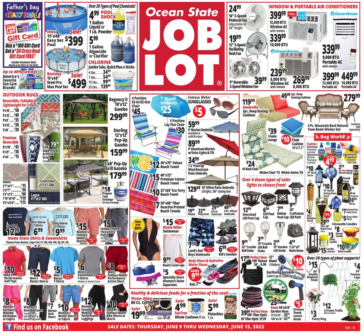 Ocean State Job Lot Weekly Ad Circular - valid 06/09-06/15/2022