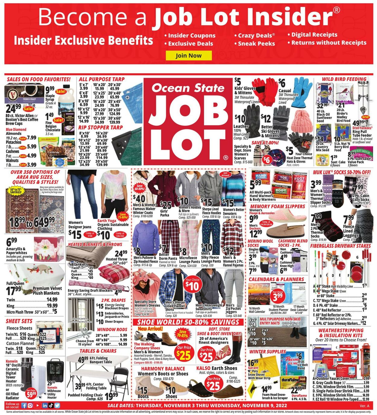 Ocean State Job Lot Weekly Ad Circular - valid 11/03-11/09/2022