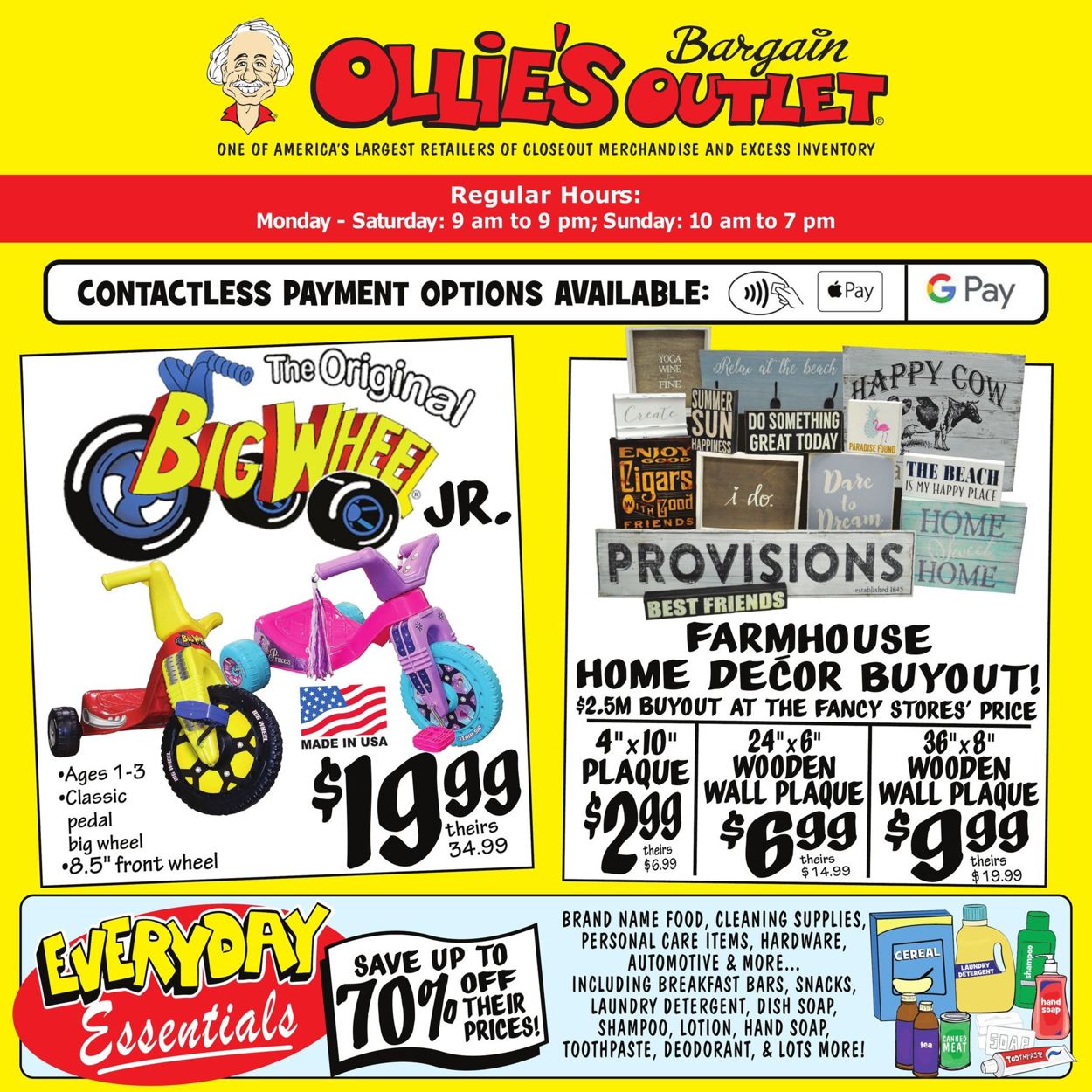 Ollie's Weekly Ad Circular - valid 07/23-07/29/2020
