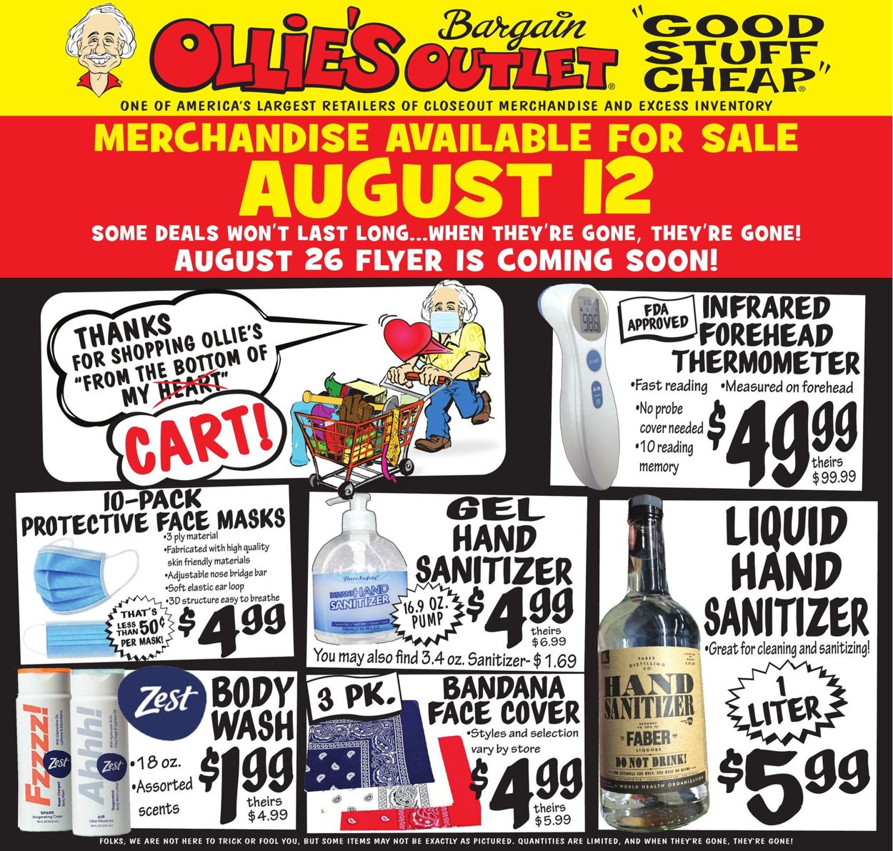 Ollie's Weekly Ad Circular - valid 08/13-08/19/2020