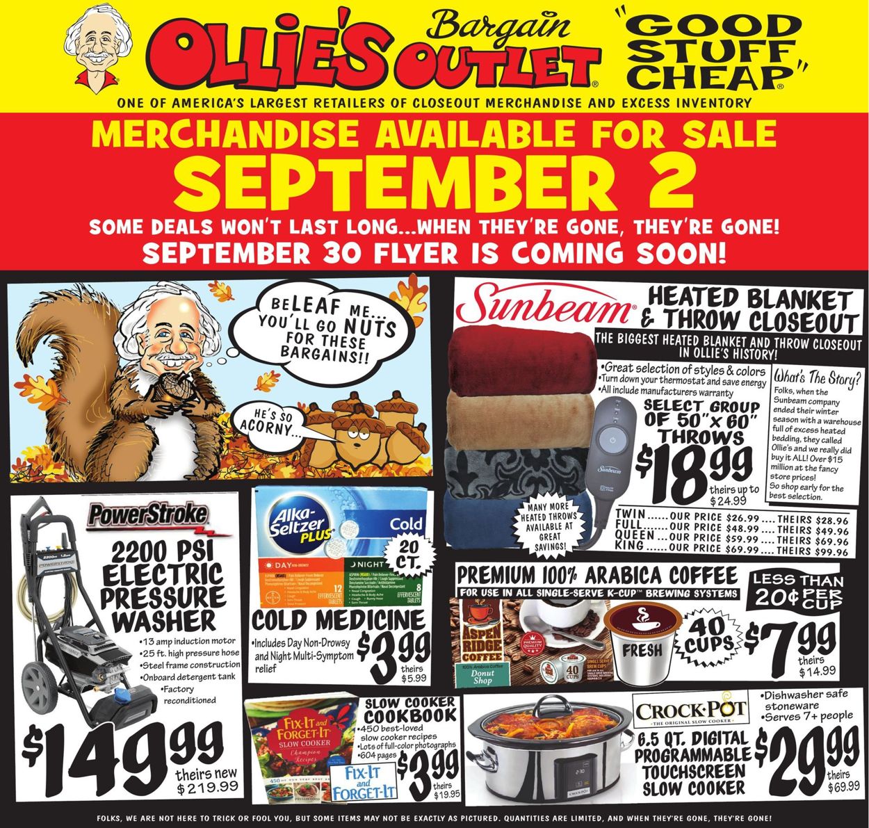 Ollie's Weekly Ad Circular - valid 09/02-09/09/2020