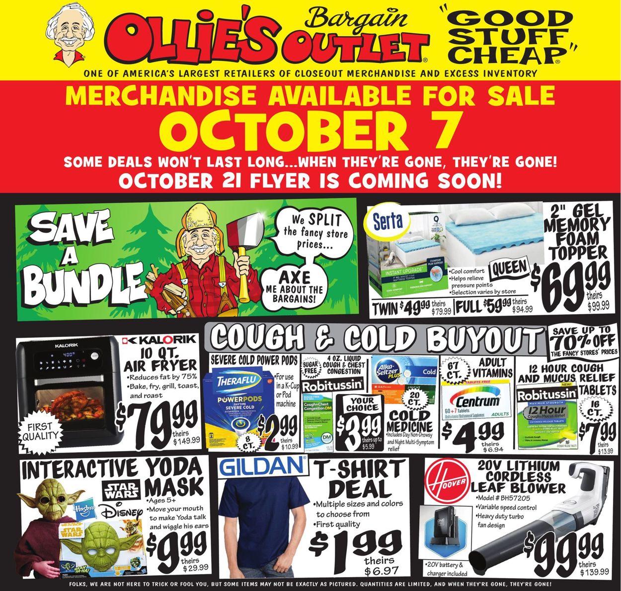 Ollie's Weekly Ad Circular - valid 10/07-10/14/2020