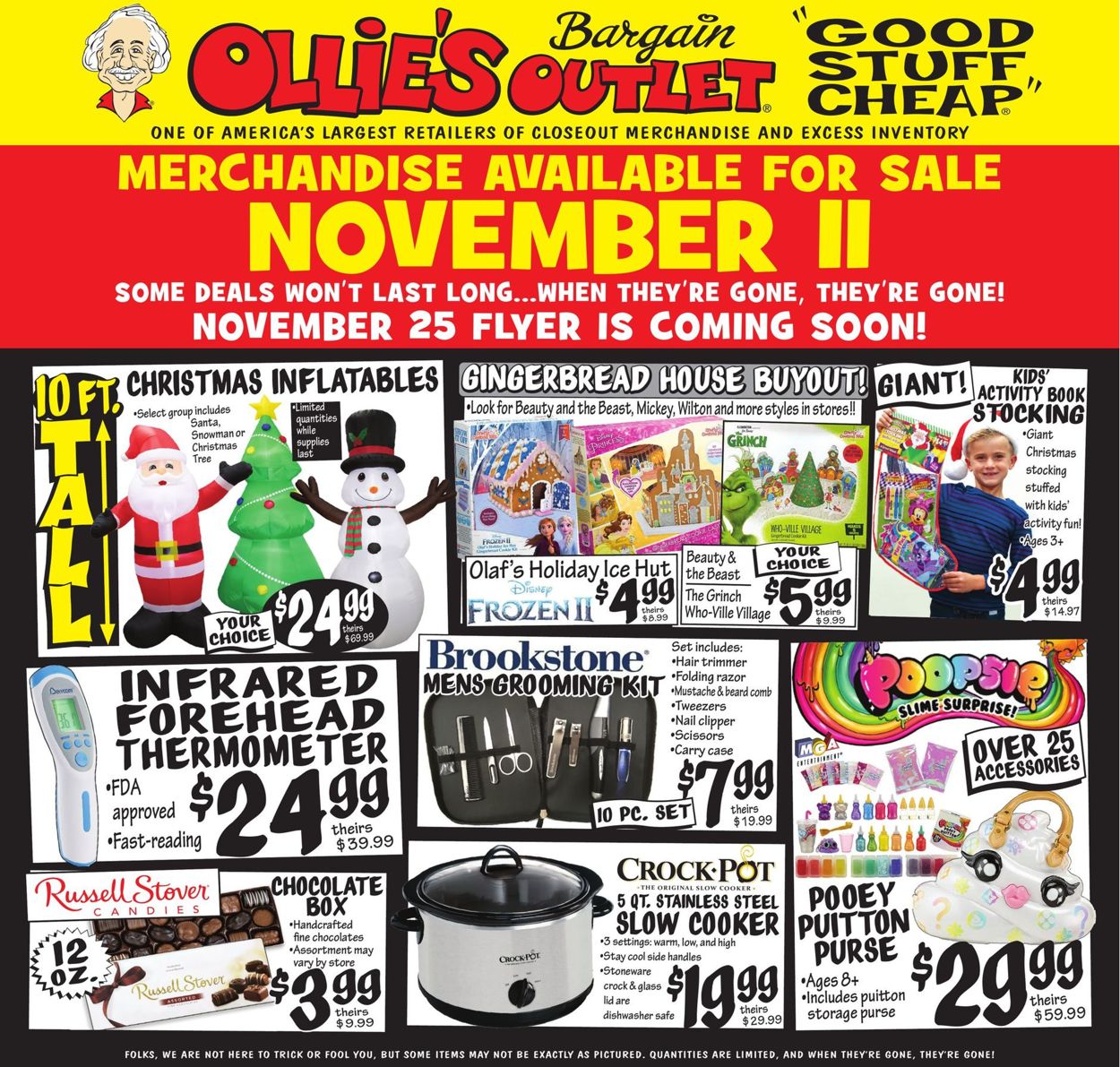 Ollie's Weekly Ad Circular - valid 11/11-11/18/2020