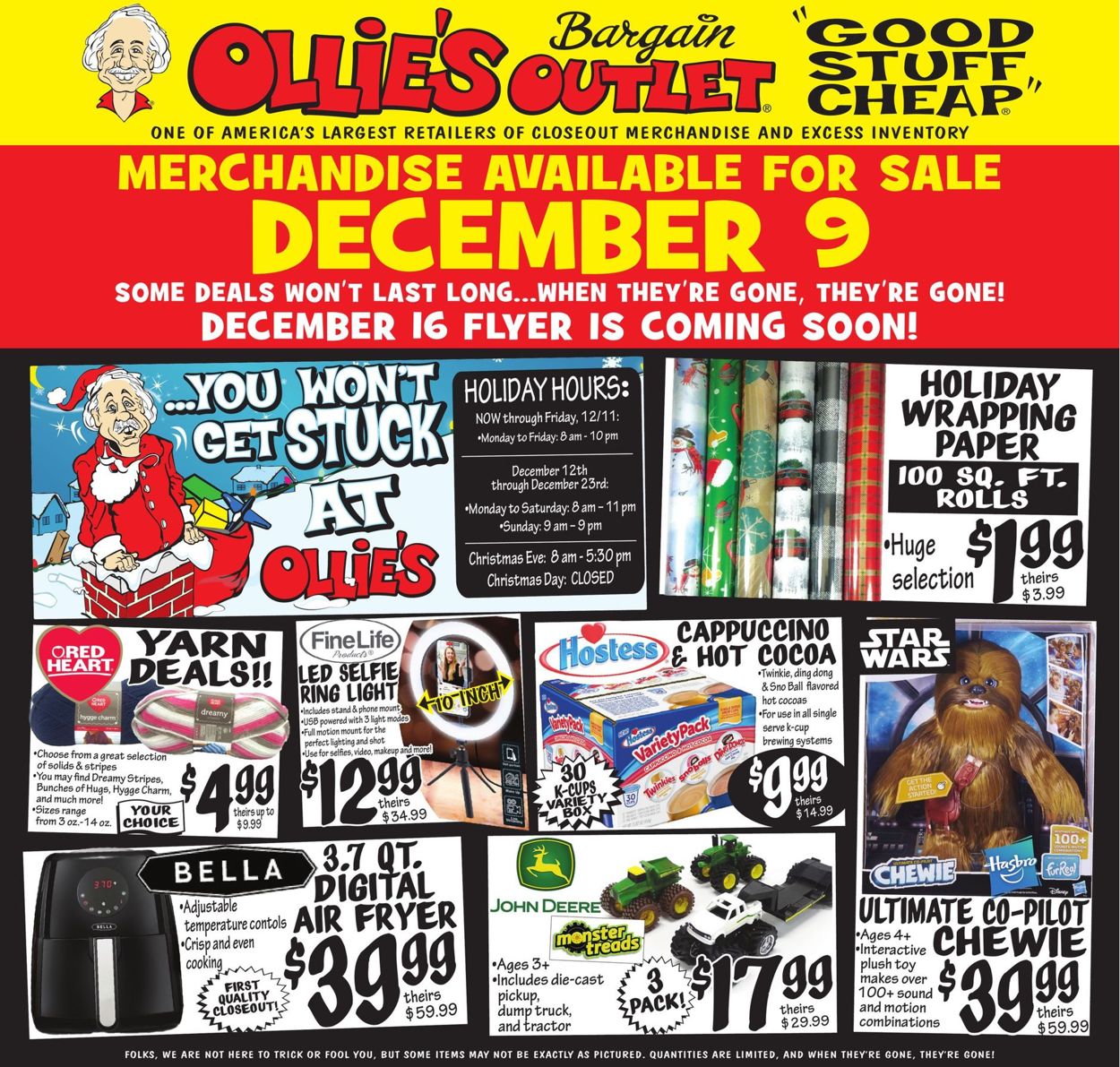 Ollie's Weekly Ad Circular - valid 12/09-12/16/2020