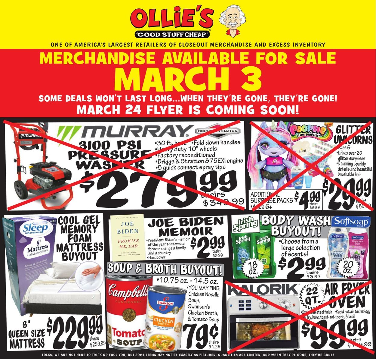 Ollie's Weekly Ad Circular - valid 03/03-03/10/2021