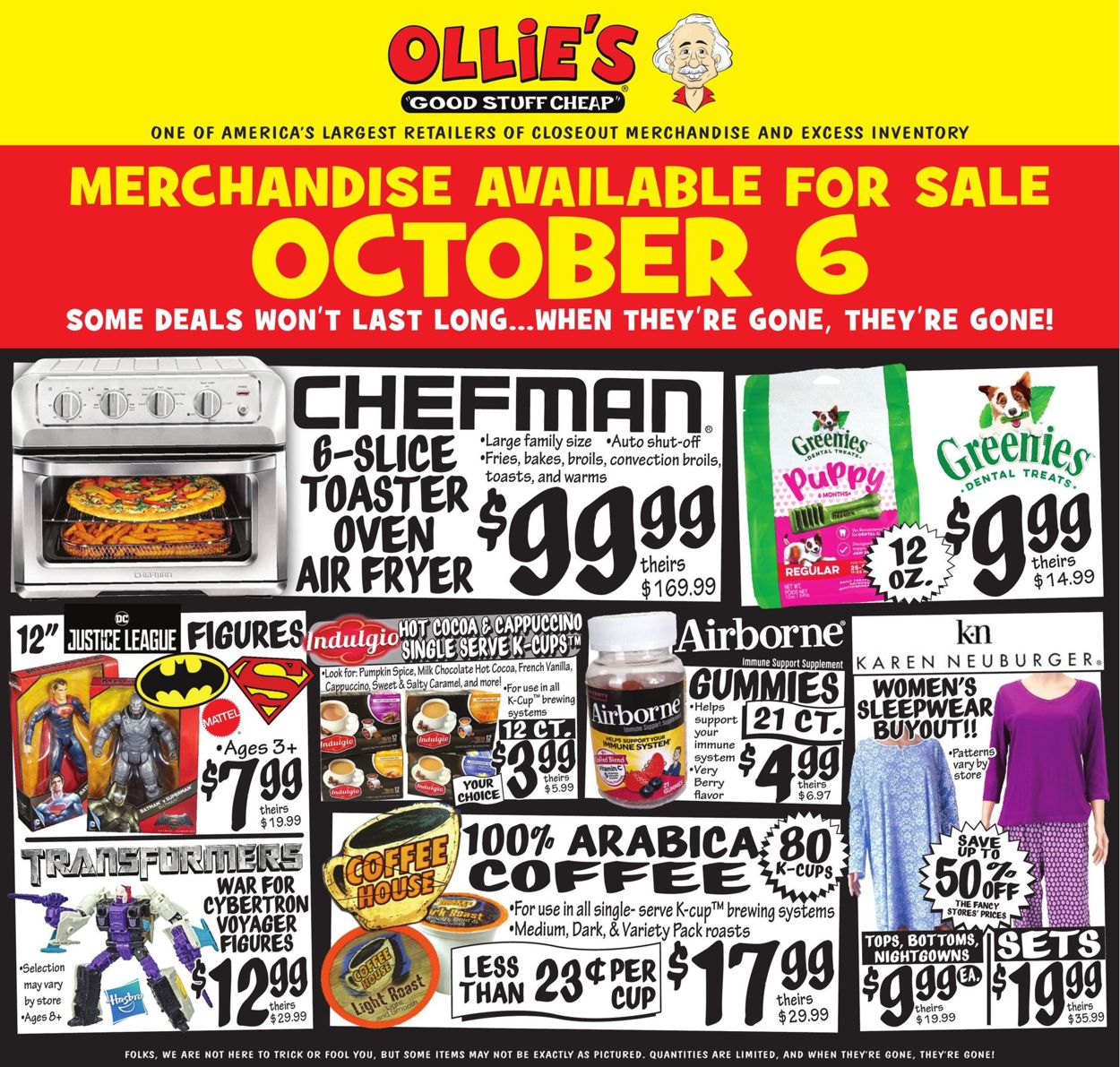 Ollie's Weekly Ad Circular - valid 10/06-10/13/2021