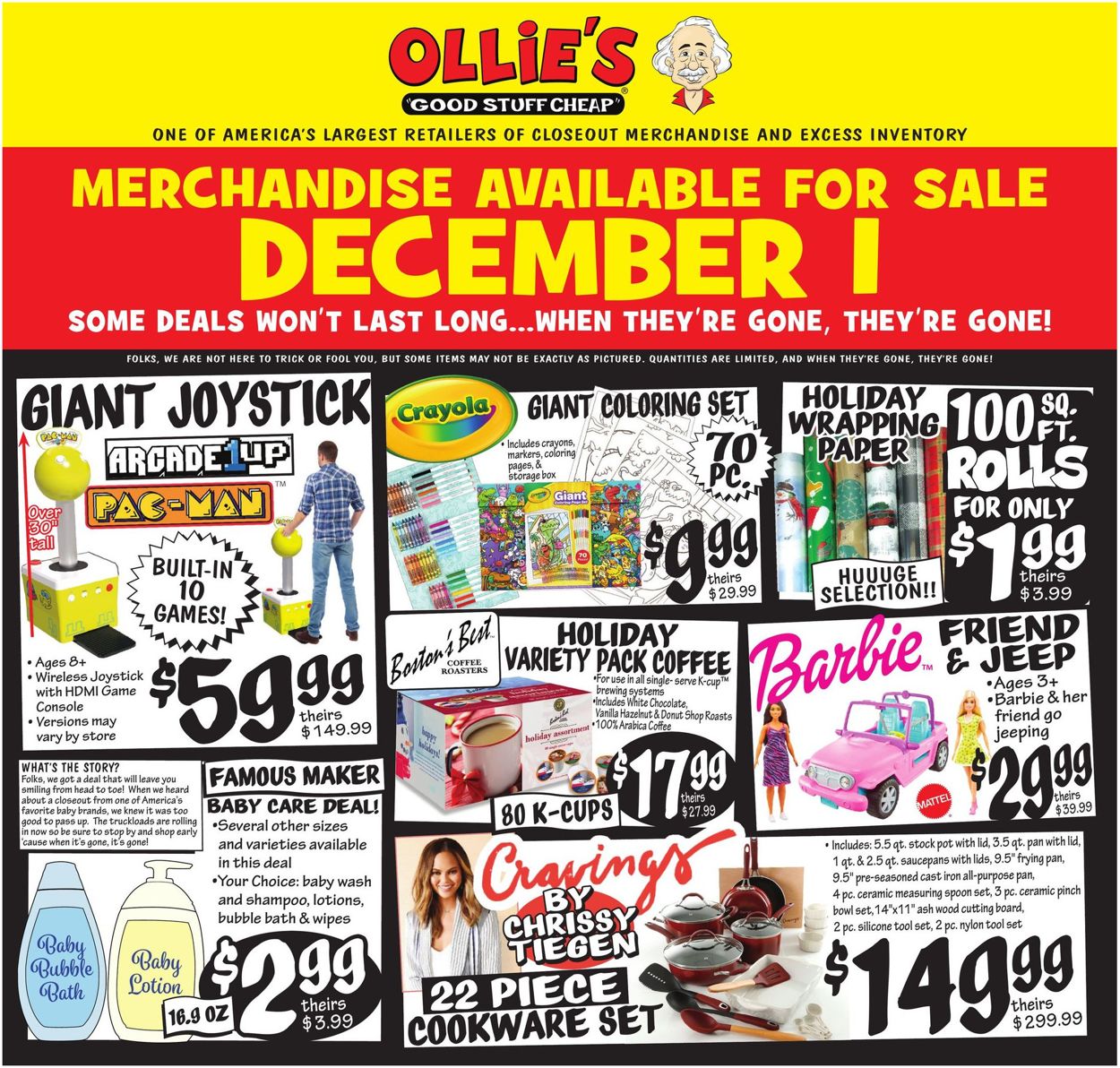 Ollie's Weekly Ad Circular - valid 12/02-12/07/2021