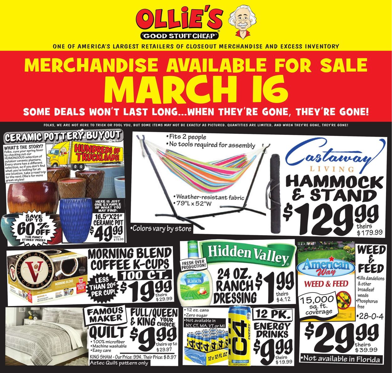 Ollie's Weekly Ad Circular - valid 03/16-03/23/2022