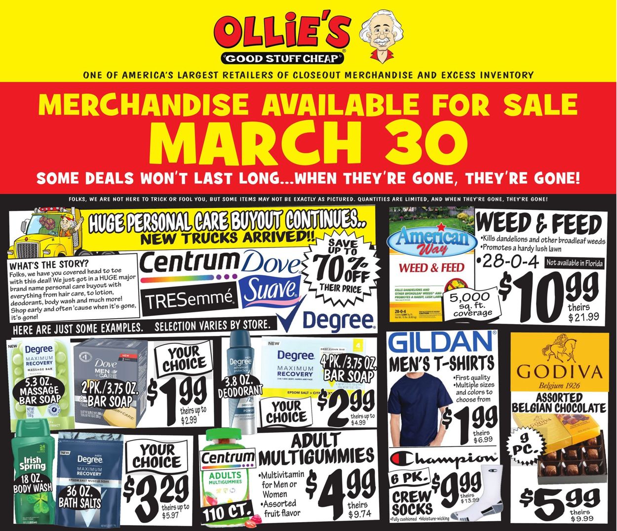 Ollie's Weekly Ad Circular - valid 03/30-04/05/2022