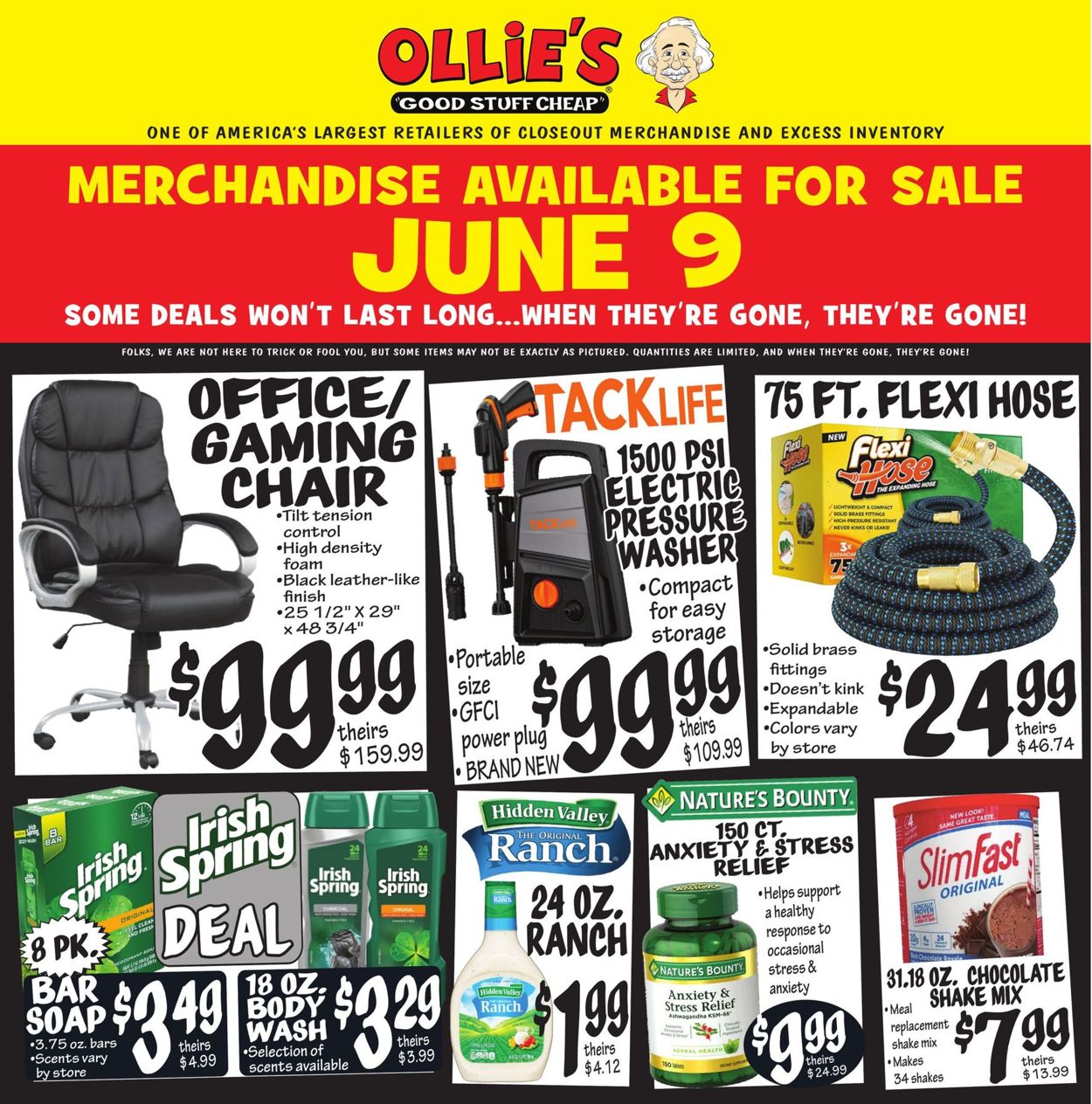 Ollie's Weekly Ad Circular - valid 06/09-06/15/2022