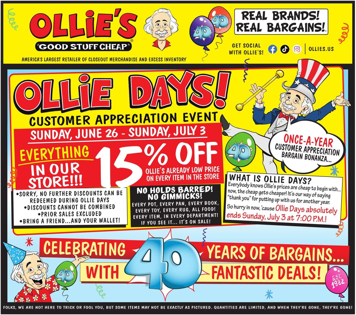 Ollie's Weekly Ad Circular - valid 06/28-07/03/2022
