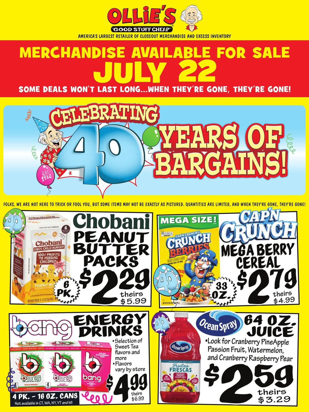 Ollie's Weekly Ad Circular - valid 07/22-07/28/2022
